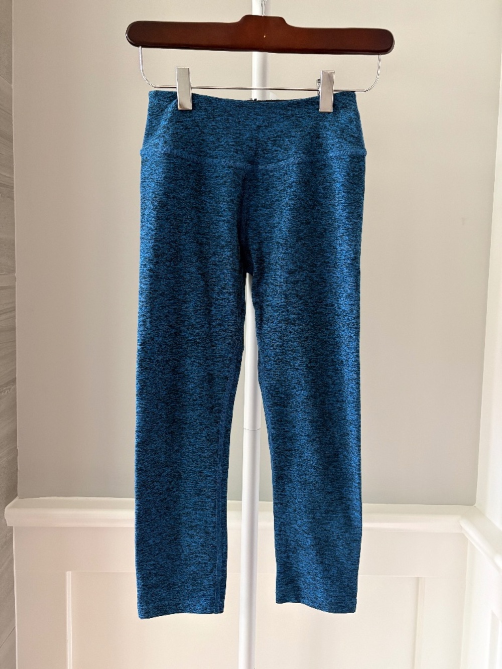 Beyond Yoga Spacedye High Waist Midi Leggings Ibiza Blue Black XS